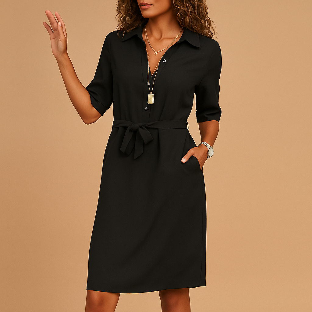 Celeste | Elegant Midi Dress for Women 0