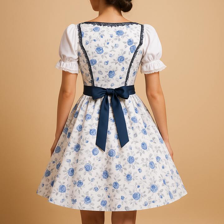Clara | Women's Traditional Dirndl Dress with Lace Apron 3