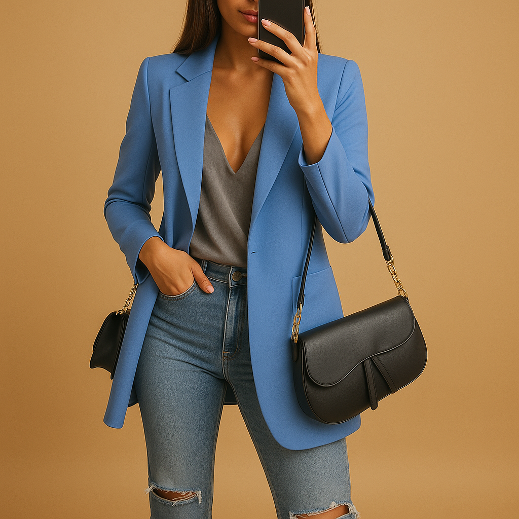 Elise | Women's Long Tailored Blazer 1