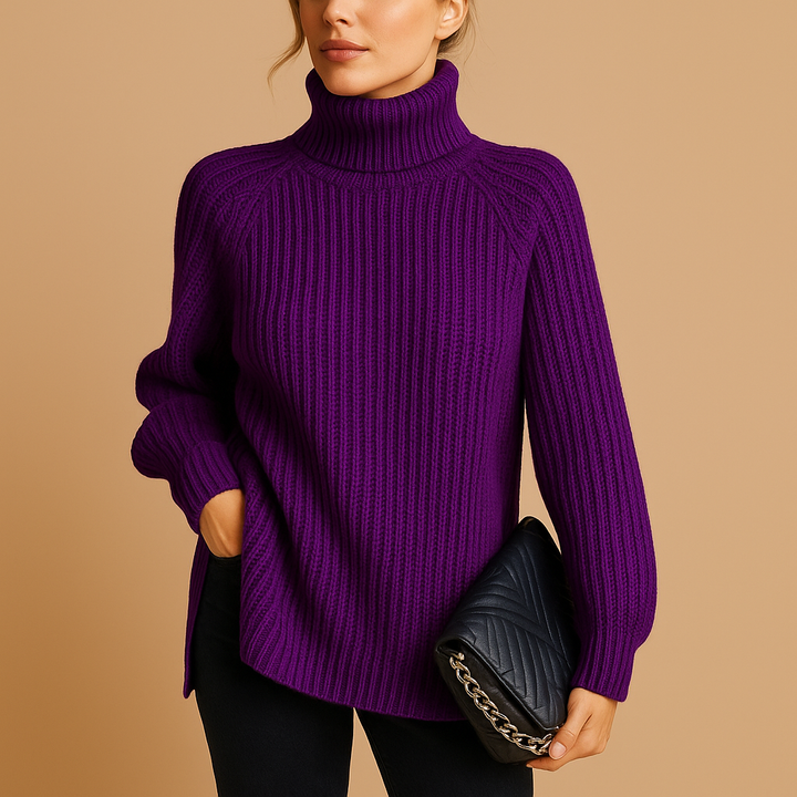 Fiona | Elegant Fit Soft Turtleneck Sweater for Women 3