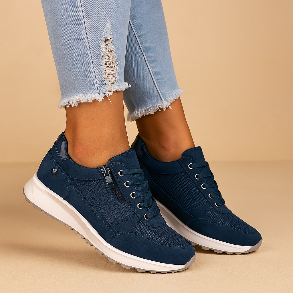 Harper | Women's Lightweight Zipper Sneakers 0