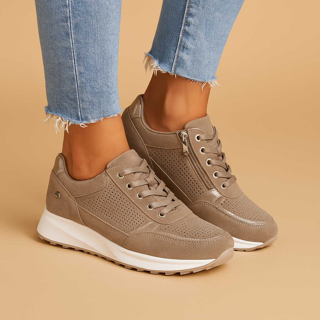 Harper | Women's Lightweight Zipper Sneakers 1