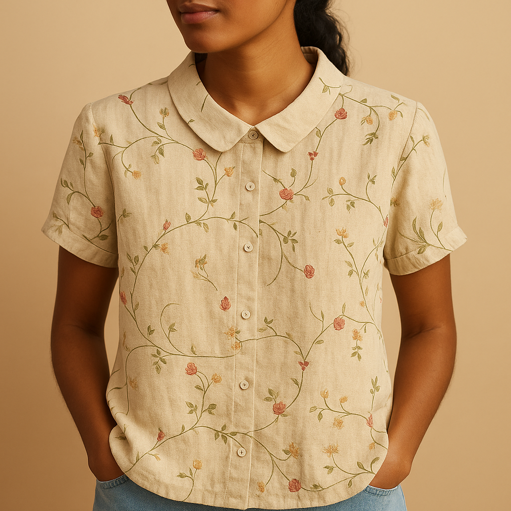 Hazel | Women's Floral Print Loose Blouse 2