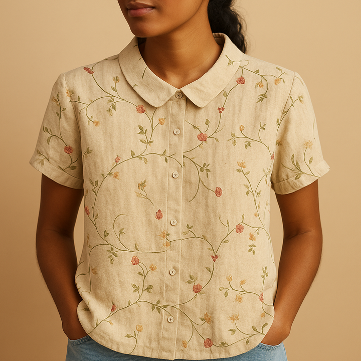 Hazel | Women's Floral Print Loose Blouse 2