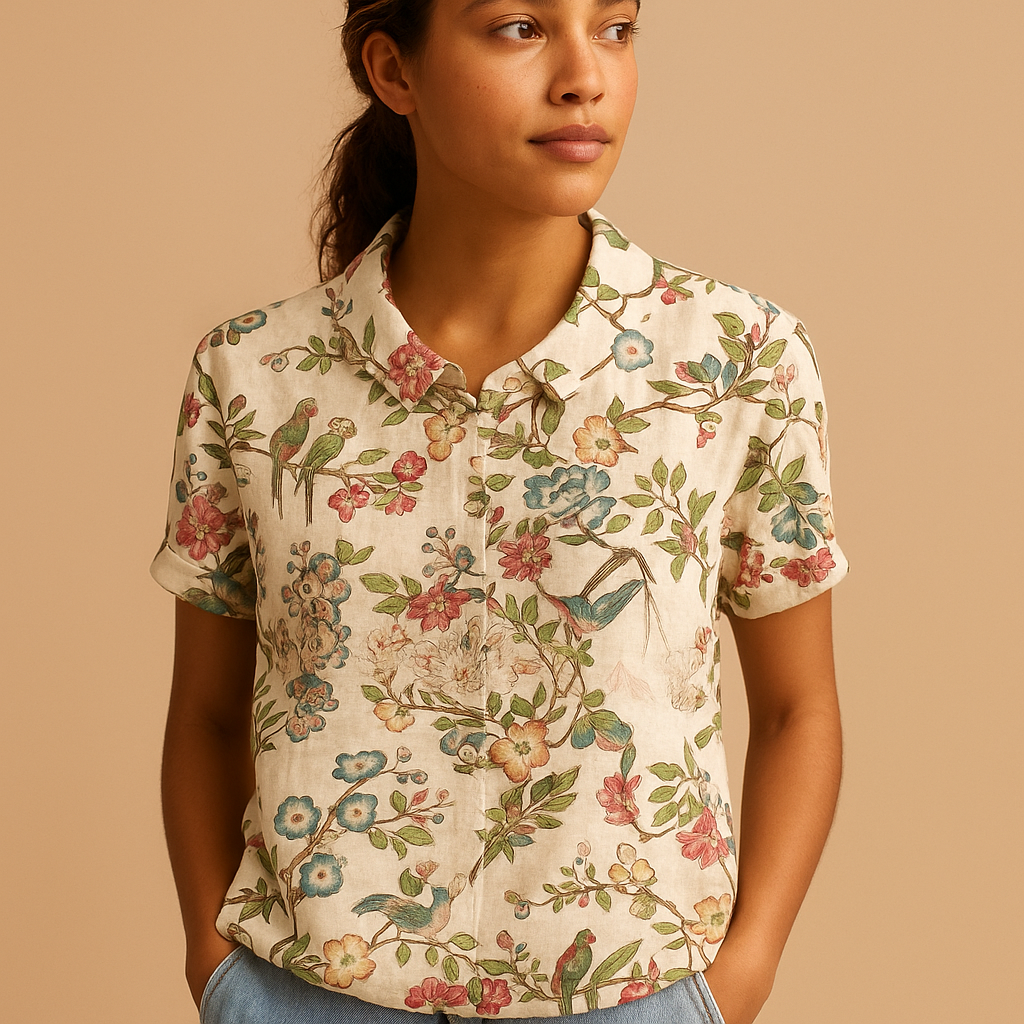 Hazel | Women's Floral Print Loose Blouse 6
