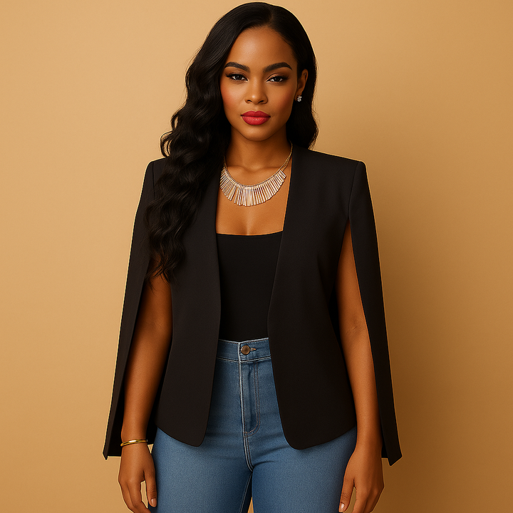 Isabelle | Women's Tailored Blazer with Elegant Shoulder Accents 0