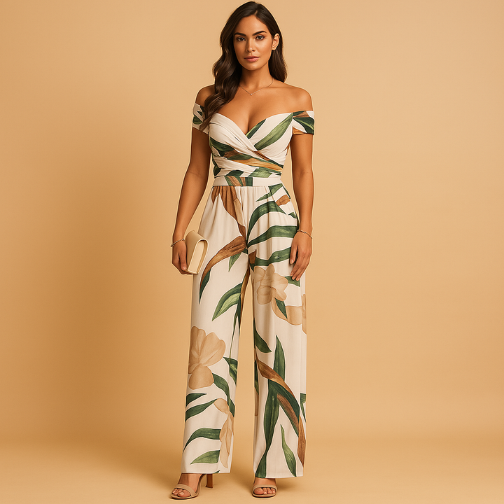 Juliette | Elegant Off-Shoulder Floral Jumpsuit for Women 5