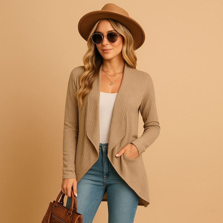 Maisie | Elegant Long Knitted Cardigan for Women 9