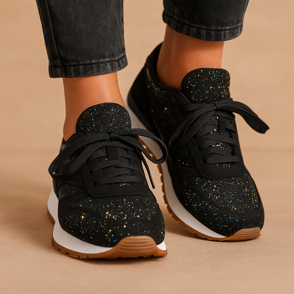 Sophia | Women's Glitter Sneakers with Sequins 0