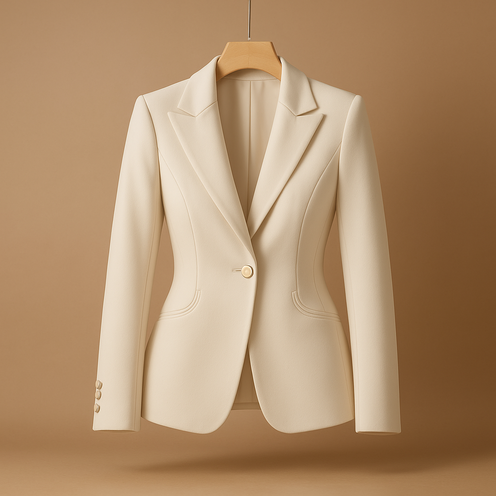 Tessa | Women's Slim Fit Blazer with Classic Lapel Collar 2